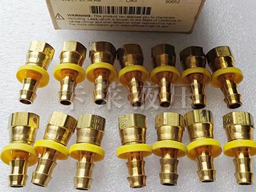 软管接头06系列美制37度直接头30682-6-6B