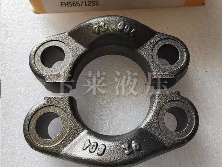 不锈钢SAE分体式法兰片ISO6162-1-2 FHS65-12SS