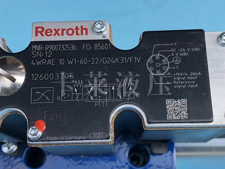 比例方向阀R900732536 4WRAE10W1-60-2X/G24K31/F1V