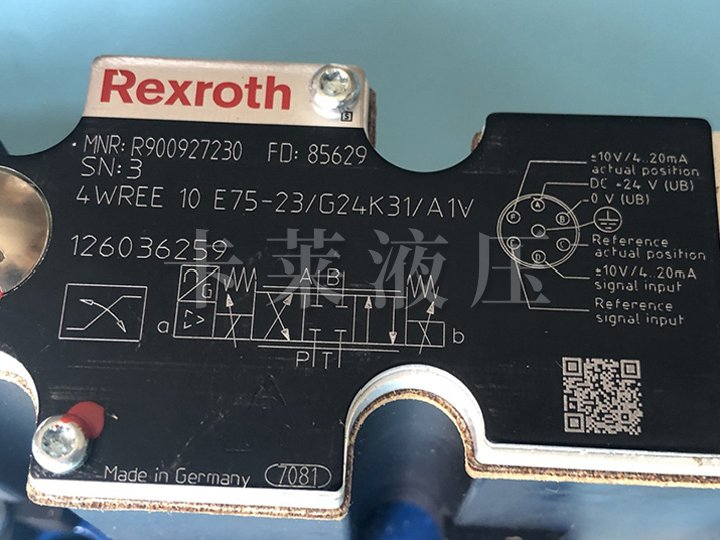 比例方向阀R900927230 4WREE10E75-2X/G24K31/A1V
