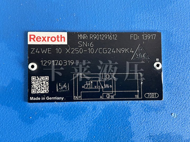 电磁换向阀R901291612 Z4WE10X250-1X/CG24N9K4