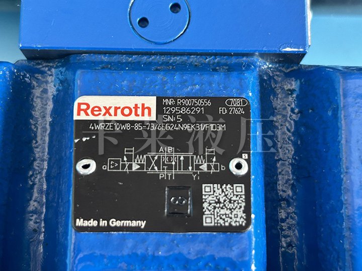 比例方向阀R900750556 4WRZE10W8-85-7X/6EG24N9EK31/F1D3M