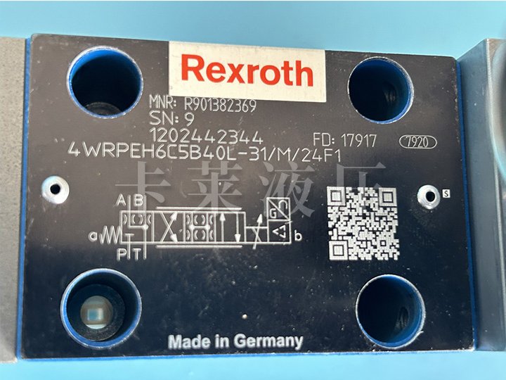 方向控制阀R901382369 4WRPEH6C5B40L-3X/M/24F1